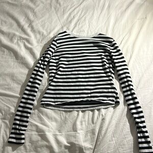 H and m Striped long sleeve